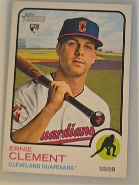 2022 Topps Heritage #277 Ernie Clement — front