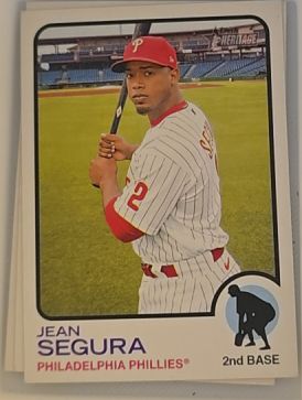 2022 Topps Heritage #117 Jean Segura — front