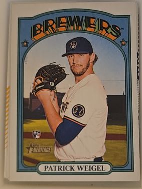 2021 Topps Heritage #674 Patrick Weigel — front