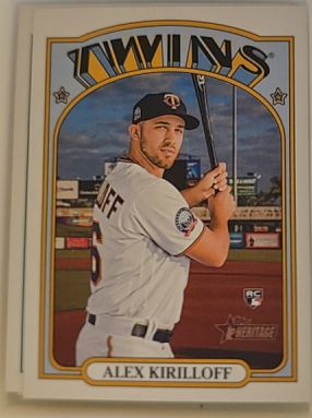 2021 Topps Heritage #546 Alex Kirilloff — front