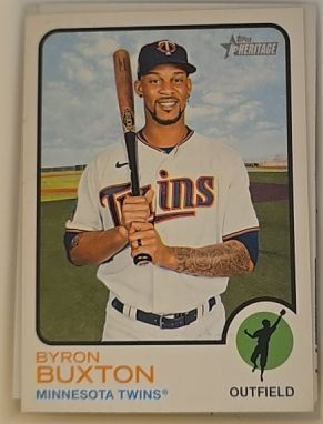 2022 Topps Heritage #186 Byron Buxton — front
