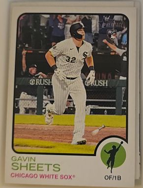 2022 Topps Heritage #181 Gavin Sheets — front