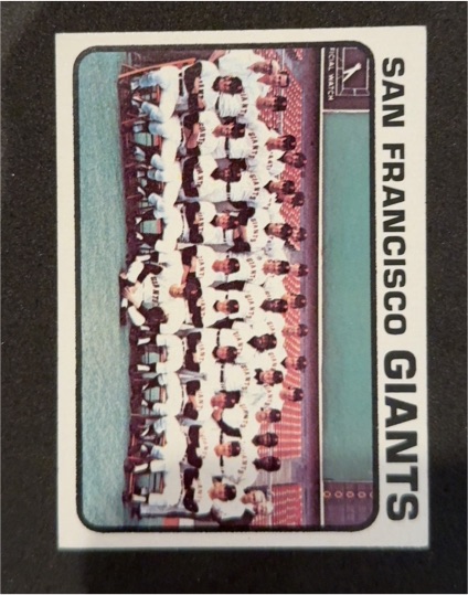 1973 Topps #434 San Francisco Giants Team — front