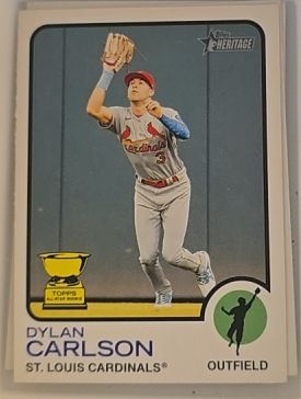 2022 Topps Heritage #259 Dylan Carlson — front