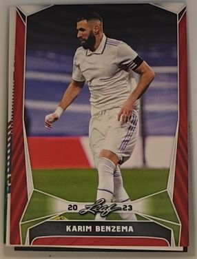 2023 Leaf Soccer #B-5 Karim Benzema — front