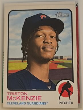2022 Topps Heritage #20 Triston McKenzie — front