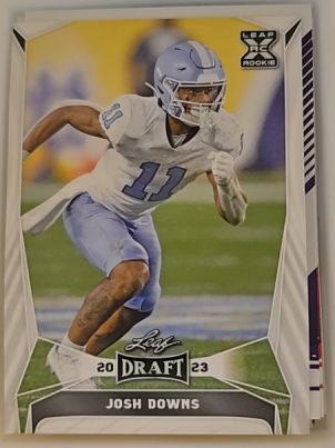 2023 Leaf Draft #57 Josh Downs — front