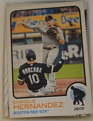 2022 Topps Heritage #188 Enrique Hernandez — front
