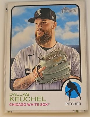 2022 Topps Heritage #133 Dallas Keuchel Chicago White Sox — front