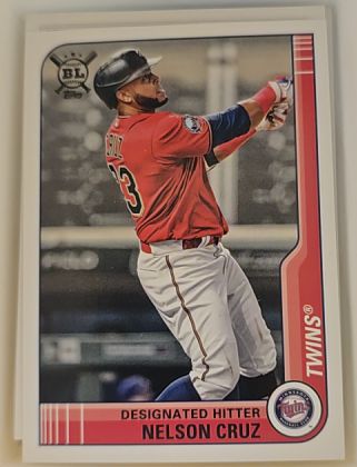 2021 Topps Big League #214 Nelson Cruz — front