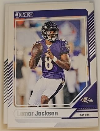 2024 Donruss #130 Lamar Jackson Baltimore Ravens — front