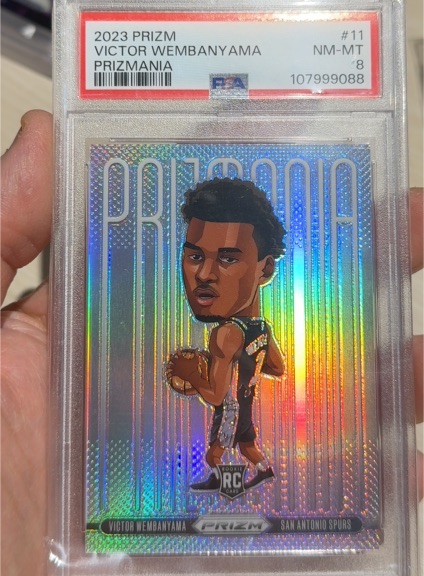 2023 Panini Prizm #11 Victor Wembanyama Prizmania — front