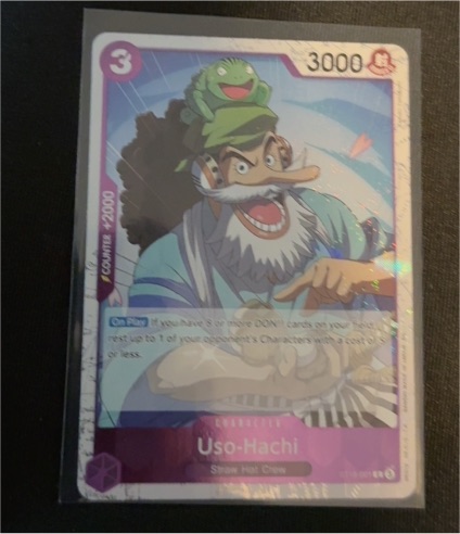 Uso-Hachi ST18-001 One Piece Card Game — front