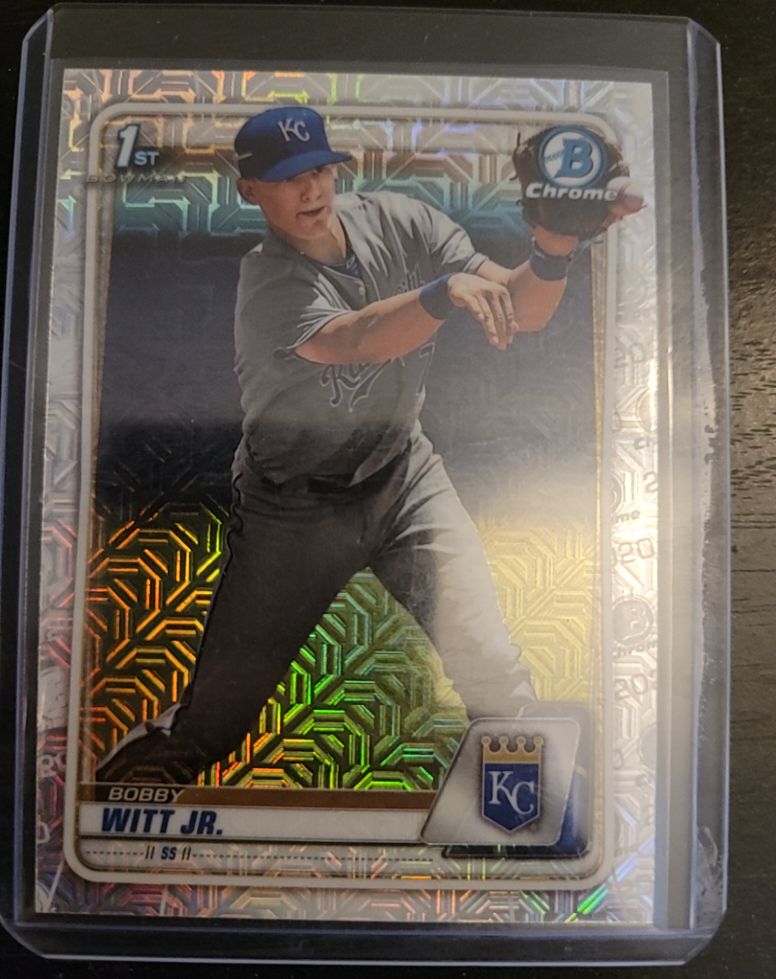 2020 Bowman Chrome #25 Bobby Witt Jr. — front