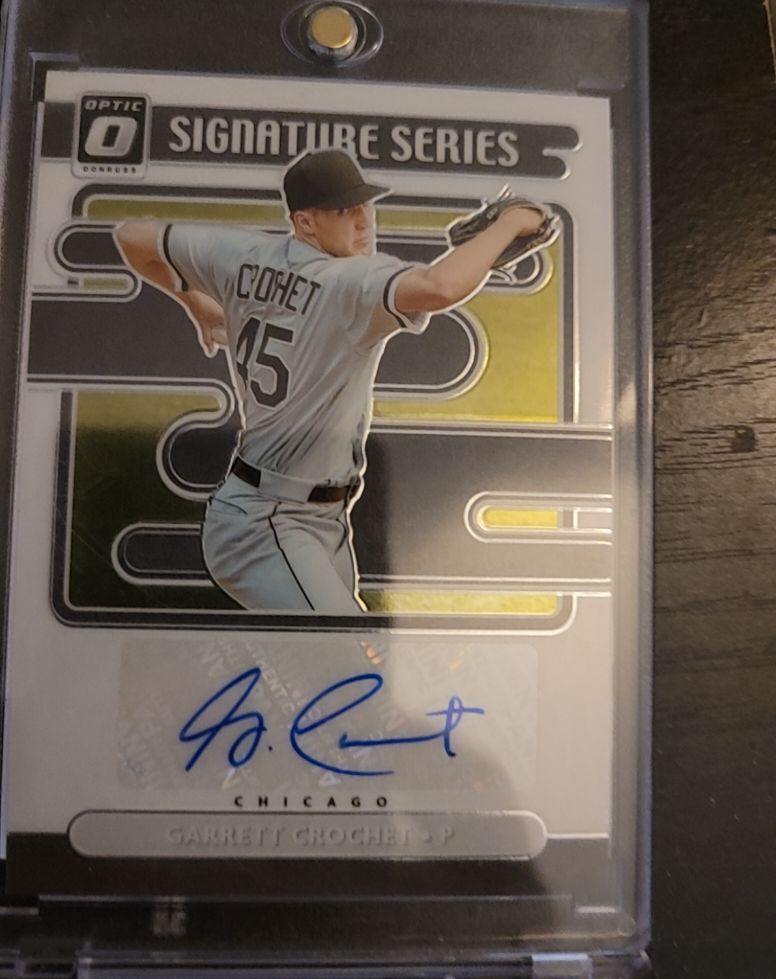 2021 Donruss Optic Signature Series #SS-GC Garrett Crochet — front