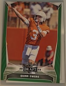 2023 Leaf Draft Football #28 Quinn Ewers — front