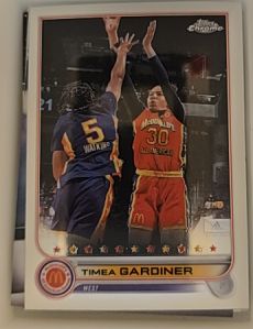 2022 Topps Chrome McDonald's All American #41 Timea Gardiner — front
