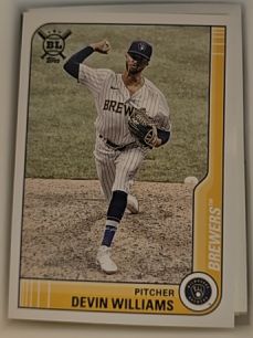2021 Topps Big League #132 Devin Williams — front