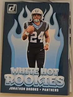 2024 Donruss #WH6 Jonathon Brooks White Hot Rookies — front