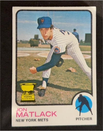 1973 Topps #55 Jon Matlack — front
