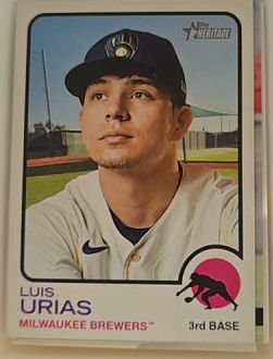 2022 Topps Heritage #7 Luis Urias — front