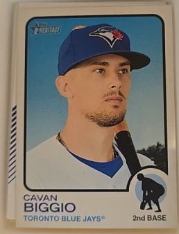 2022 Topps Heritage #338 Cavan Biggio — front