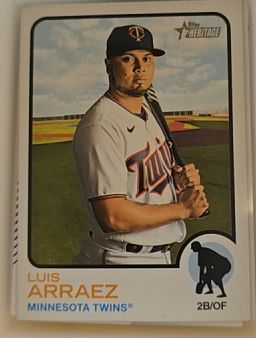 2022 Topps Heritage #237 Luis Arraez Minnesota Twins — front
