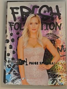 2021 Skybox Metal Universe Champions Fresh Foundation #FF36 Paige Spiranac — front