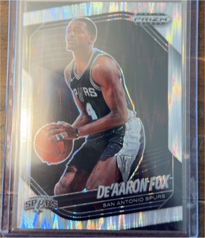 2024-25 Panini Prizm Black #35 De'Aaron Fox — front