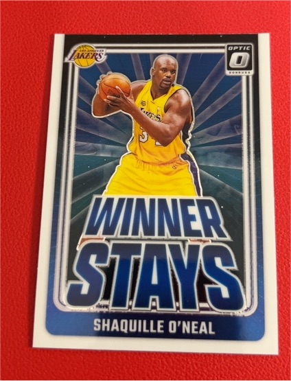 2024-25 Donruss Optic #11 Shaquille O'Neal Winner Stays — front