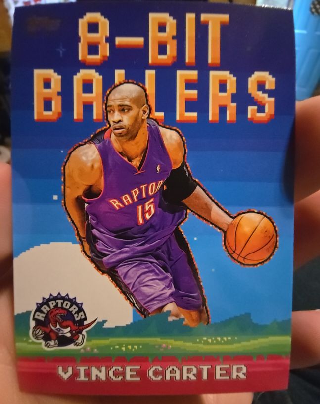 2025-26 Topps #8B-26 Vince Carter 8-Bit Ballers — front