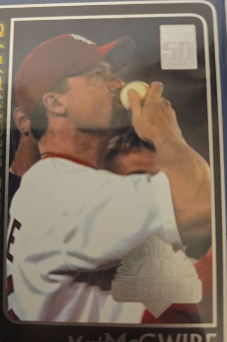 1991 Topps #1 Mark McGwire — front