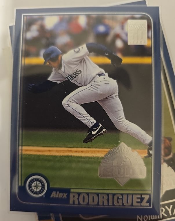 2001 Topps Opening Day #62 Alex Rodriguez — front