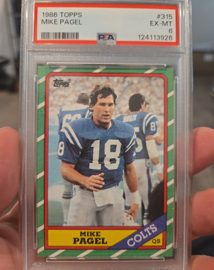 1986 Topps #315 Mike Pagel — front
