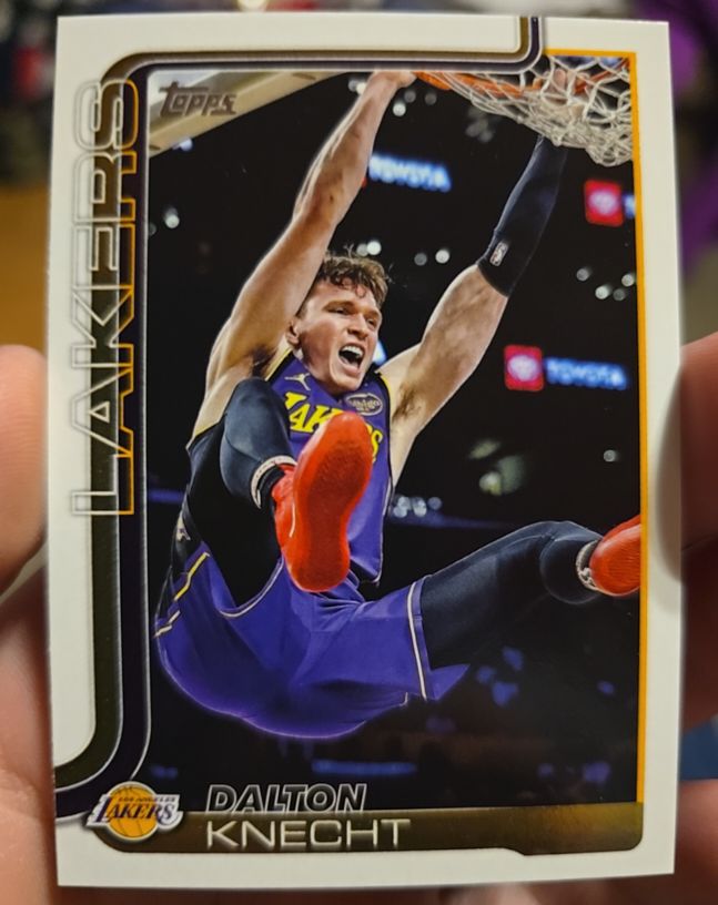 2025-26 Topps #153 Dalton Knecht — front
