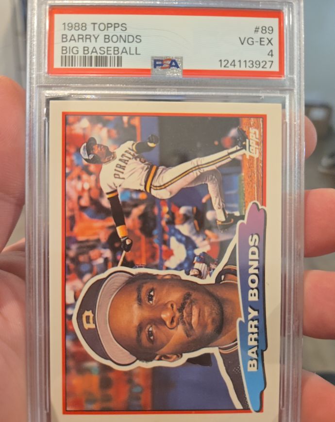 1988 Topps Big #89 Barry Bonds — front