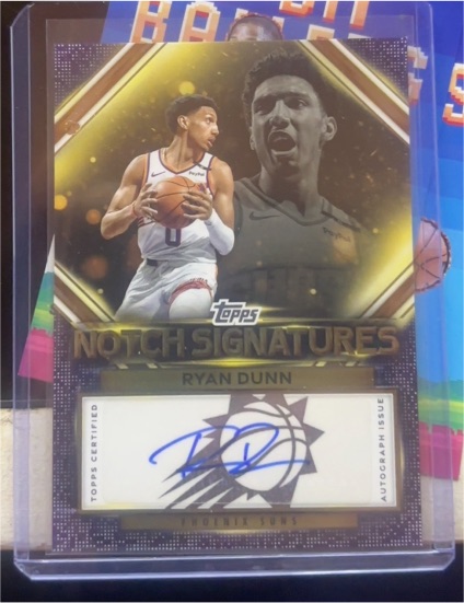 2025-26 Topps Notch Signatures #TNS-RD Ryan Dunn — front