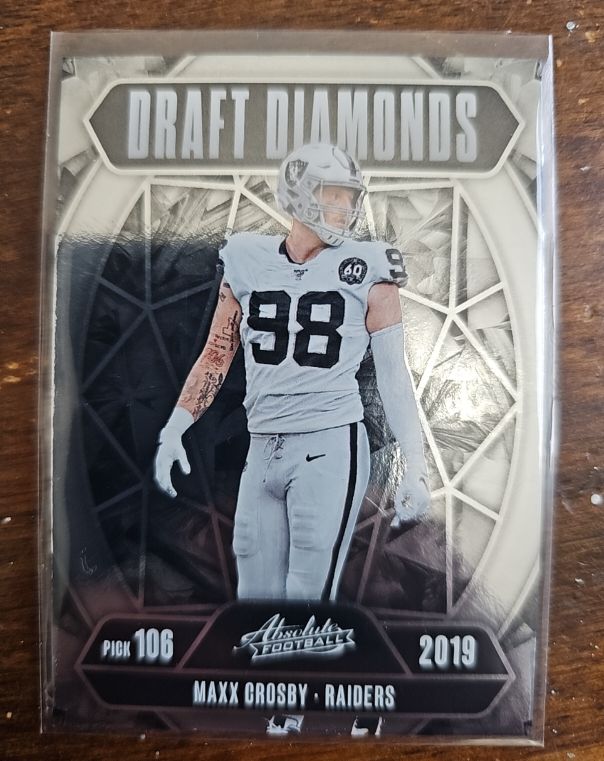 2019 Panini Absolute Football Draft Diamonds #106 Maxx Crosby — front