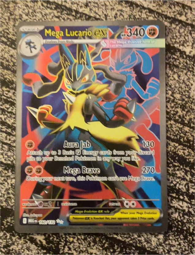 Pokemon TCG 2015 Mega Lucario GX #160 — front