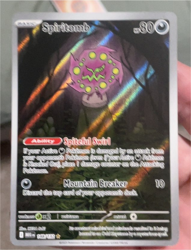 2023 Pokémon Mega Evolution #148 Spiritomb — front