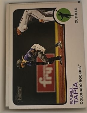 2022 Topps Heritage #29 Raimel Tapia — front
