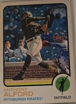 2022 Topps Heritage #22 Anthony Alford — front