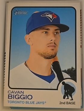2022 Topps Heritage #338 Cavan Biggio — front