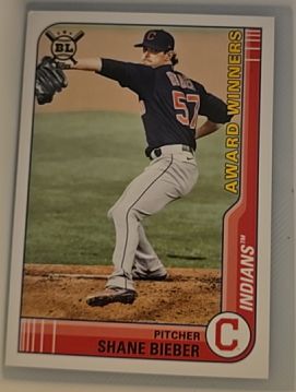 2021 Topps Big League #268 Shane Bieber — front