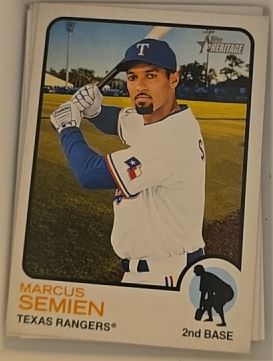 2022 Topps Heritage #286 Marcus Semien — front