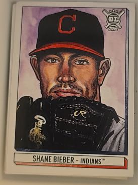 2021 Topps Big League Art of the Game #ATG-SB Shane Bieber — front