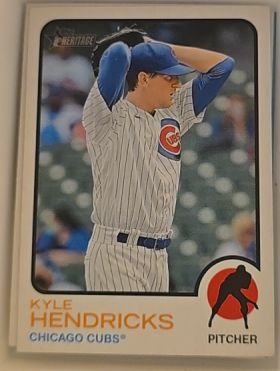 2022 Topps Heritage #235 Kyle Hendricks — front