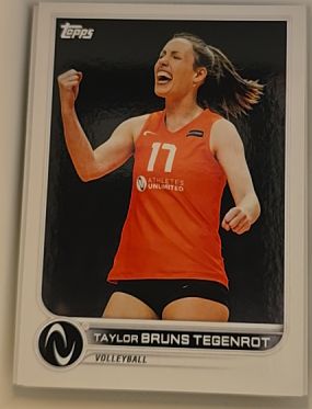 2023 Topps Athletes Unlimited #90 Taylor Bruns Tegenrot — front