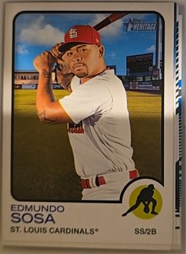 2022 Topps Heritage #141 Edmundo Sosa — front