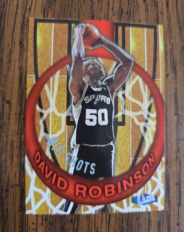 1997-98 Fleer Ultra Big Shots #8 David Robinson — front